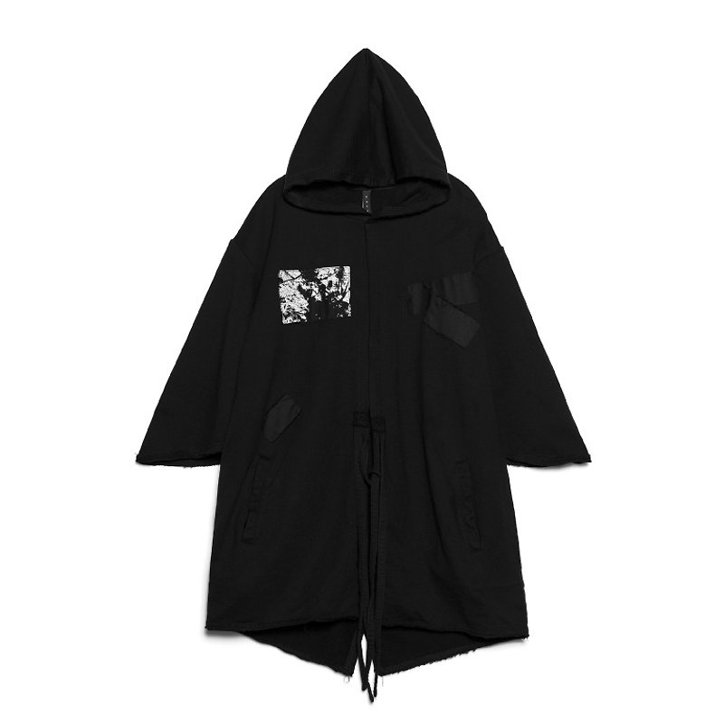 Noragi Parka - Unisex Hoodies & T-Shirts - Cotton & Hemp Black