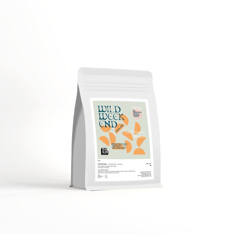 GRAPH | เมล็ดกาแฟ HOUSE BLEND - WILDWEEKEND 500g. - 咖啡/咖啡豆 - 其他材質 