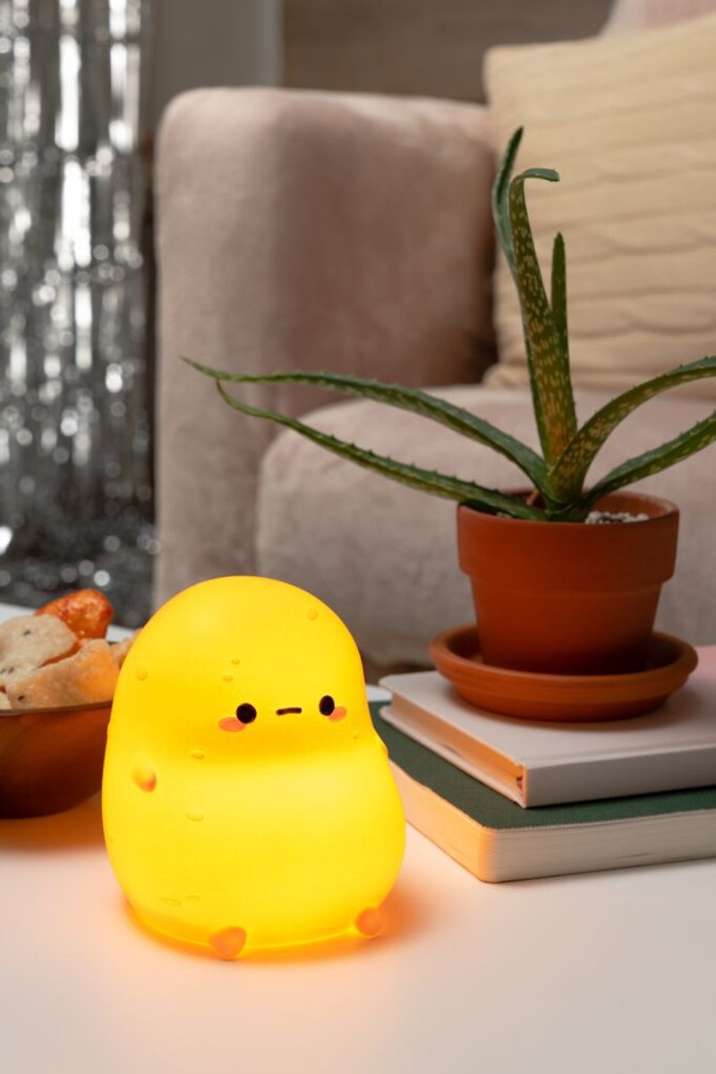 阿蕃 Couch Potato 觸碰式療癒小夜燈 - 燈具/燈飾 - 塑膠 黃色