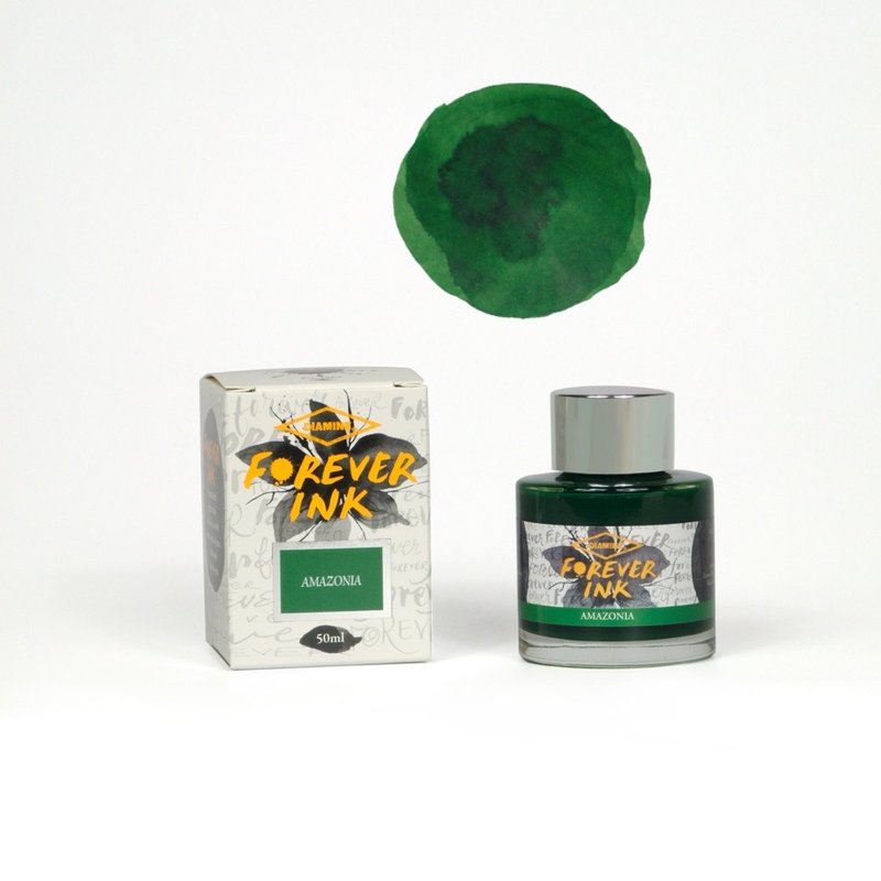 Diamine 永恆墨水 50ml - 亞馬遜 - 墨水/鋼筆墨水 - 玻璃 綠色