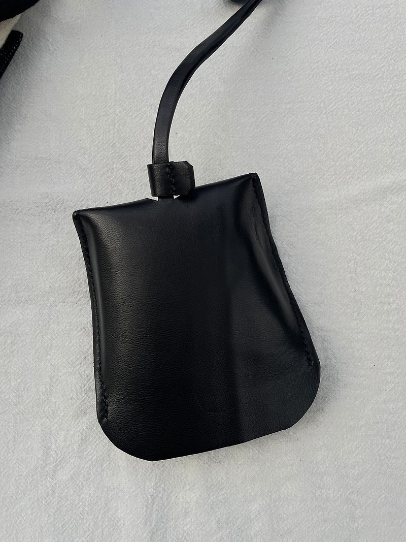 Cocoon key bag key storage - Keychains - Genuine Leather Black