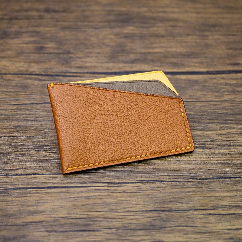 Leather Revolution｜【選べるカラー】3色横型カードホルダー - 名刺入れ・カードケース - 革 多色