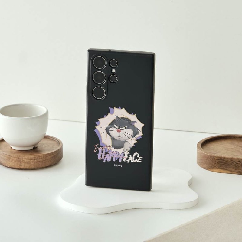 Disney Cats And Dogs-魯斯佛款每天耍壞純色矽膠SAMSUNG手機殼 - 手機殼/手機套 - 塑膠 多色
