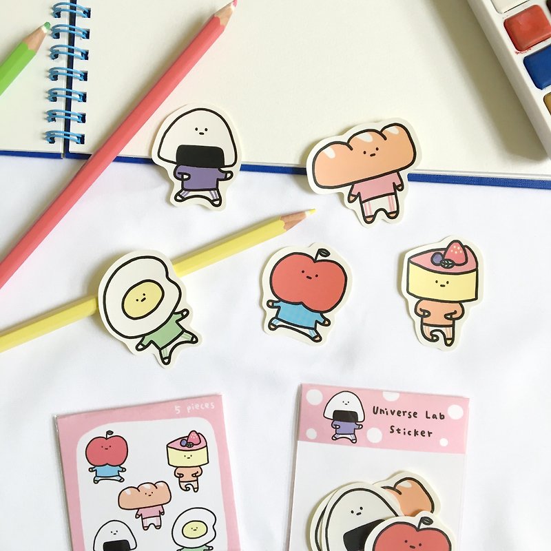 Food Games Sticker Set - Stickers - Paper 