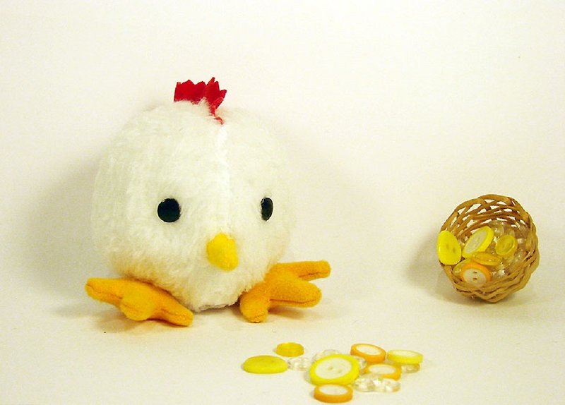 Little chicken - 公仔模型 - 聚酯纖維 白色