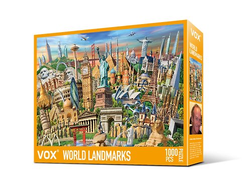 世界のランドマークパズル1000ピース - ショップ voxpuzzles パズル 