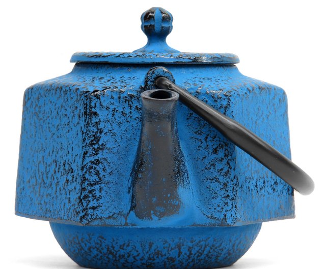 南部特製　急須鉄瓶　(南部鉄器) 南部鉄器 鉄瓶 みやび 青 0.4L | 1848年創業 南部鉄器工房及富