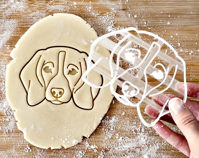 Beagle Cookie Cutter / Dog portrait cutter - 其他 - 塑膠 