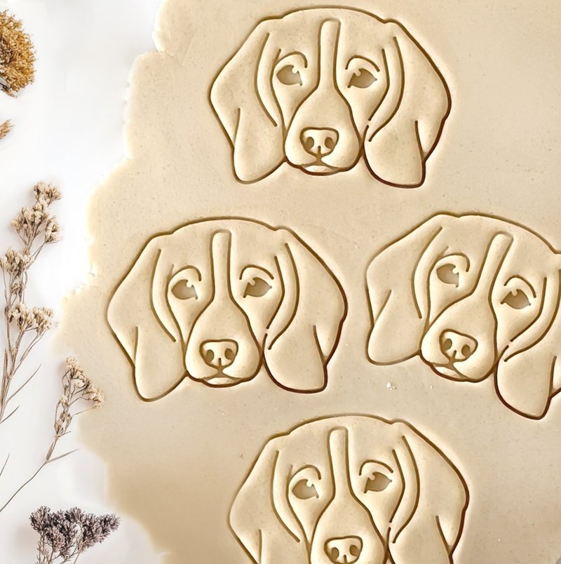 Beagle Cookie Cutter Dog portrait - 其他 - 塑膠 