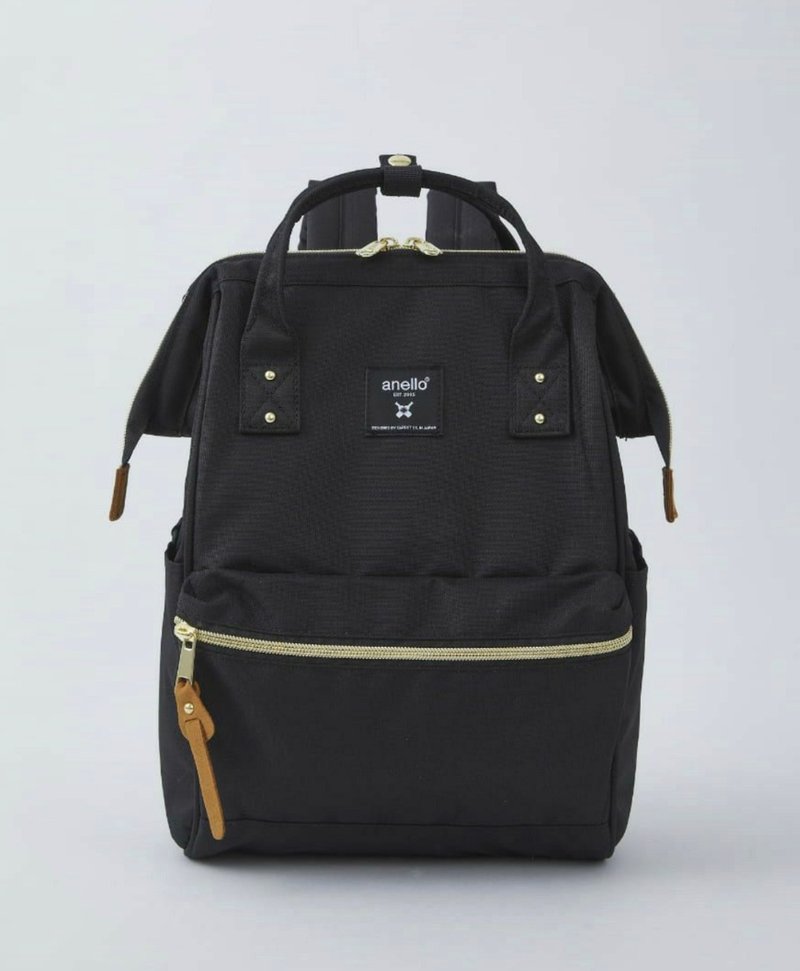 Anello Cross Bottle Series Classic Backpack Regular ATB0197Z - กระเป๋าเป้สะพายหลัง - เส้นใยสังเคราะห์ สีดำ