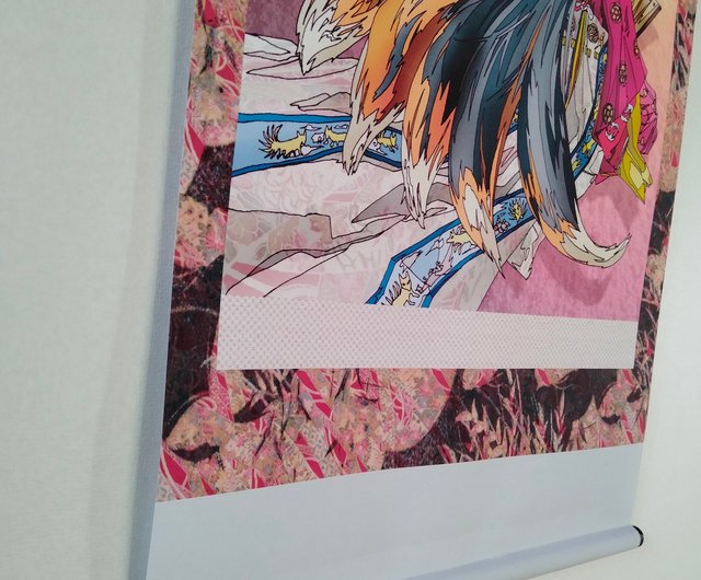 中国掛軸 倣 良寛和尚 南無阿弥陀仏 名号 骸骨図 紙本掛軸 Z212｜骨董店