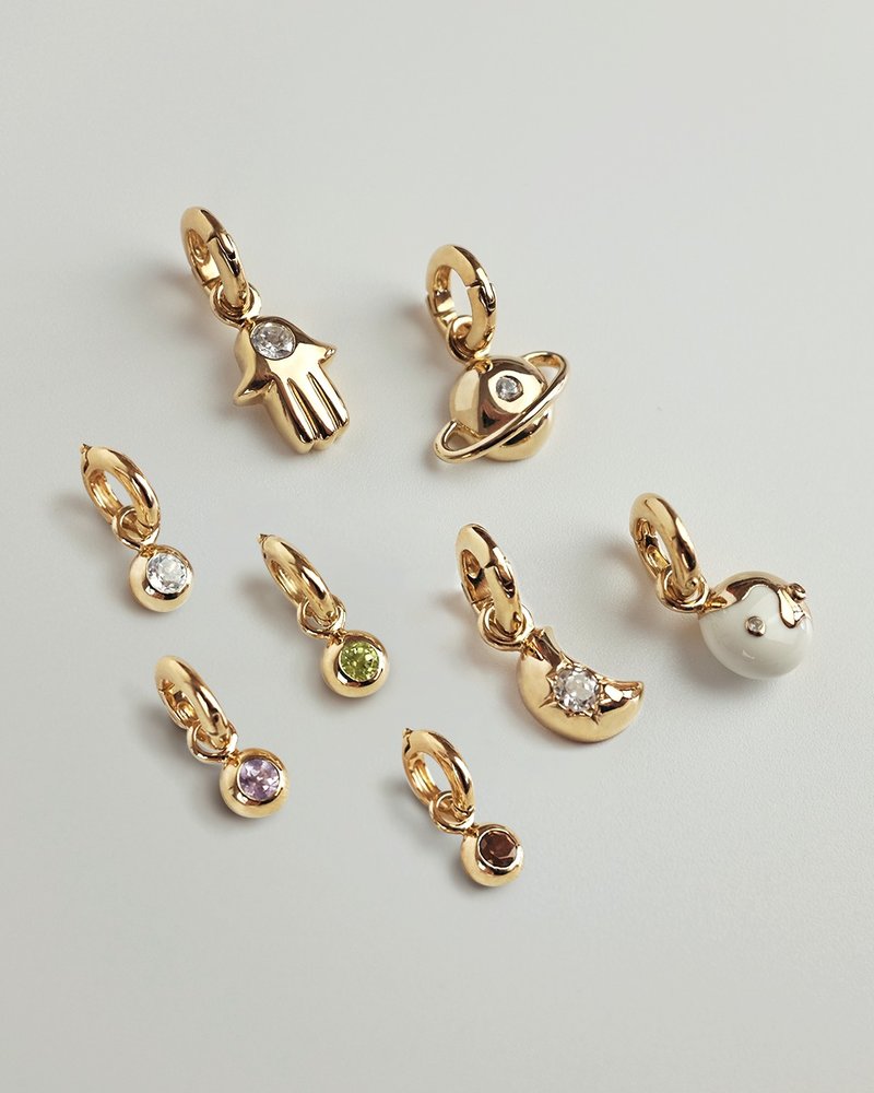 【雙 11 限定】  Heritage of Charms : Mini Charm Clasp - 項鍊 - 純銀 金色