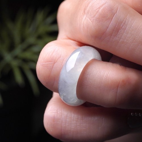 瓔珞珠寶盒 E.L.Jewelry Box 冰種翡翠戒指戒圈 | 國際10圍 | 天然緬甸玉翡翠A貨 | 送禮