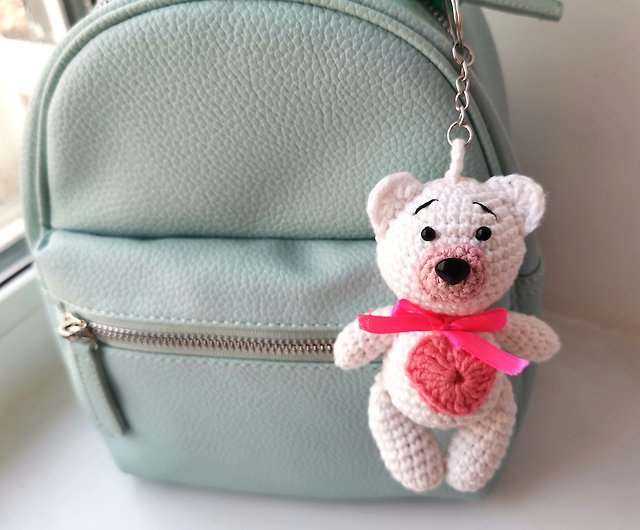 Buy Luxury Teddy Bear Keychain Online in India 
