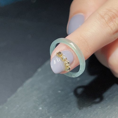 瓔珞珠寶盒 E.L.Jewelry Box 【求‧緣】冰種藍水翡翠戒指戒圈 | 國際12圍 | 天然翡翠A貨|送禮
