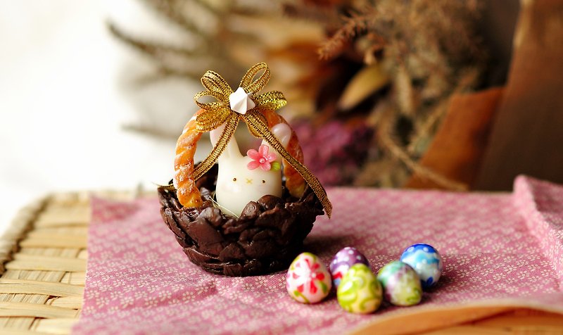 Sweet Dream☆Easter Bunny Egg Chocolate Chip Set - อื่นๆ - ดินเหนียว 