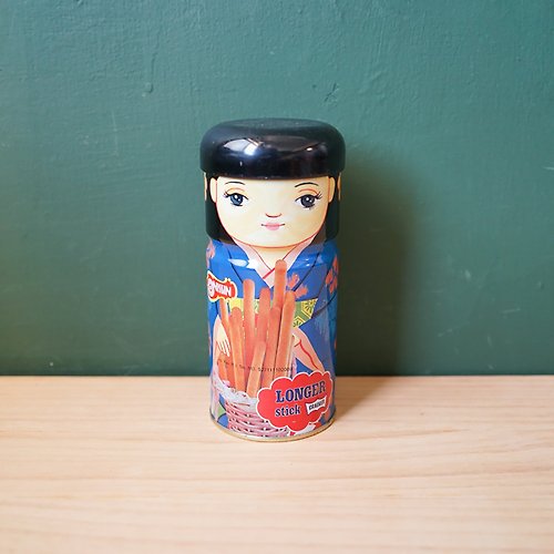 北極二手雜貨 【北極二手雜貨】娃娃鐵罐 鐵盒飾品 居嫁裝飾 收藏 禮物