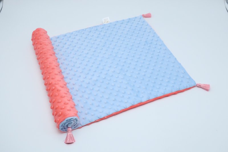 Hush Baby Handmade Security Blanket (Color Match-Coral Sea) - Bedding - Other Materials Multicolor