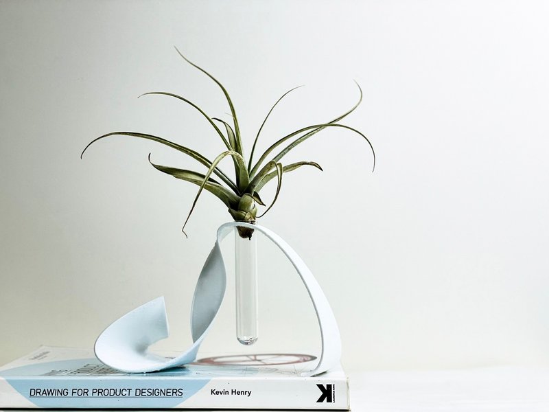 WAVE NO.2 / Flower vase pot flower arrangement gift decoration texture Mother's Day gift - เซรามิก - วัสดุอีโค 