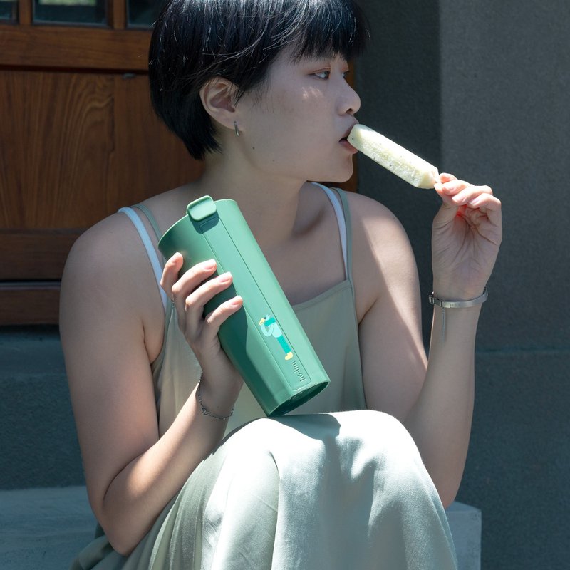 hó-lim 飲料杯 / 聯名款 2入優惠 / 怪奇事物所 / 包大山 - 水瓶/水壺 - 塑膠 黑色