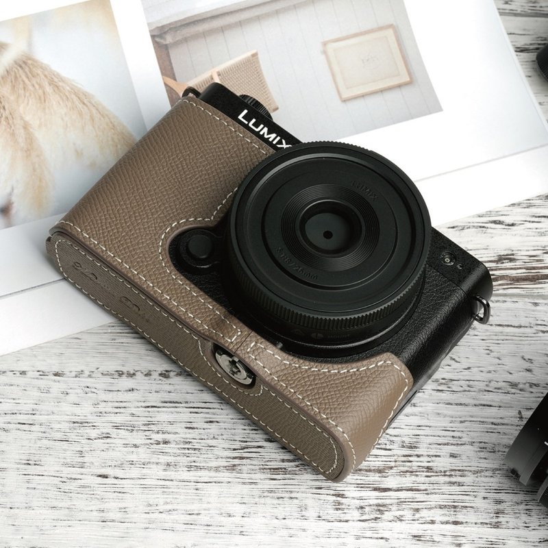 Camera Body Case for Panasonic S9 - กล้อง - หนังแท้ หลากหลายสี