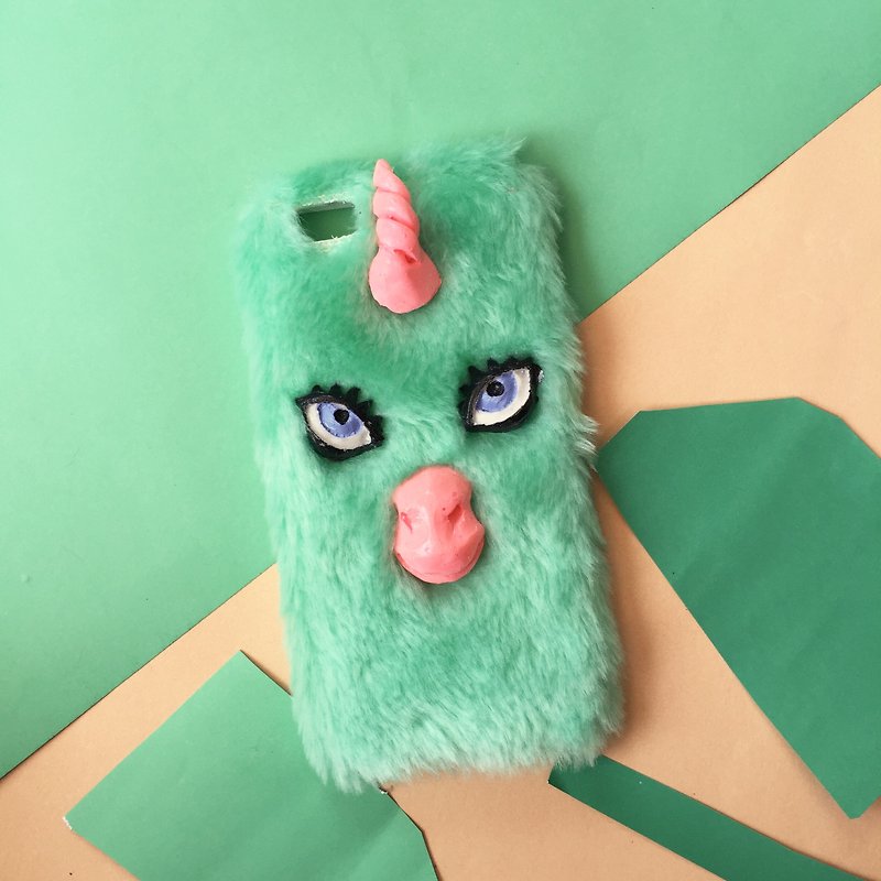 Unicorn mint case phone - เคสแท็บเล็ต - วัสดุอื่นๆ สีเขียว