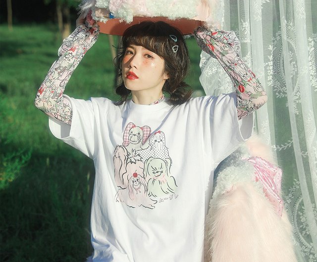 美品】CHOU CHOU チェックリボンシャツ綿麻かわいい