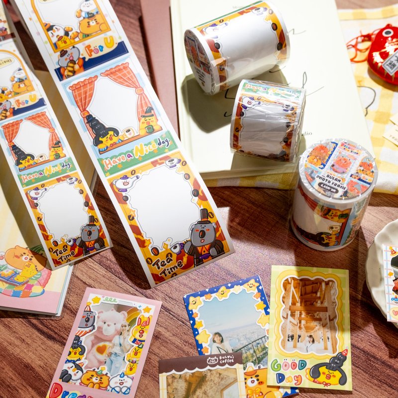 布嵐的拍立得卷(有兩個尺寸) - 紙膠帶/和紙/PET - 塑膠 