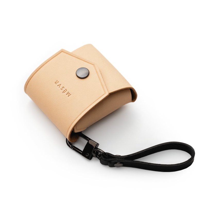 WILD AirPods 皮套 皮革 保護套 I 義大利植鞣革 - 耳機/藍牙耳機 - 真皮 咖啡色