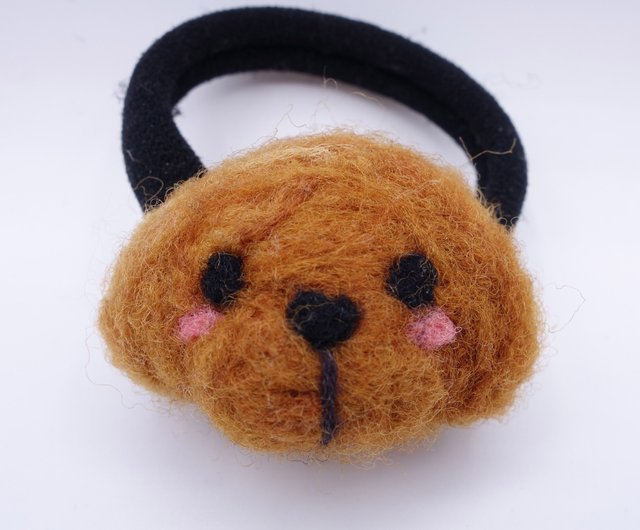羊毛動物發圈 設計館肥仔兔杂货铺 髮夾 髮飾 Pinkoi