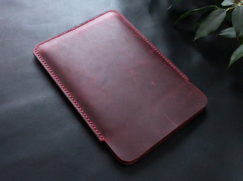 Anger Refuge Kindle Paperwhite leather sleeve for paperwhite 11th gen 2021 Burgundy Cover