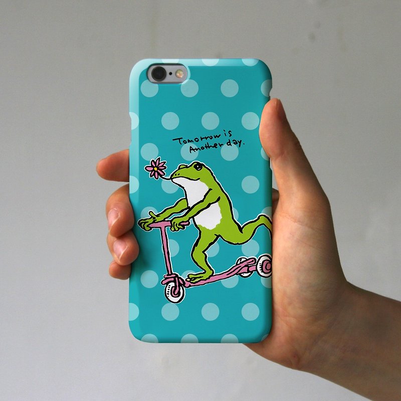 iPhoneケース　青蛙GO　ターコイズ - 其他 - 塑膠 藍色