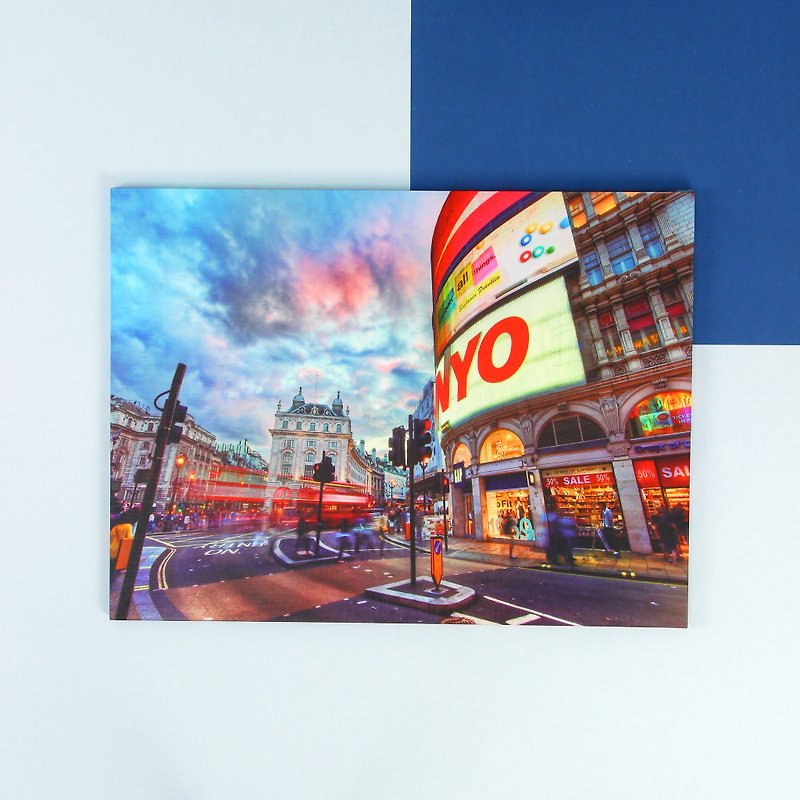HomePlus Frameless Painting S 40x30cm Homedecor - Posters - Wood Multicolor