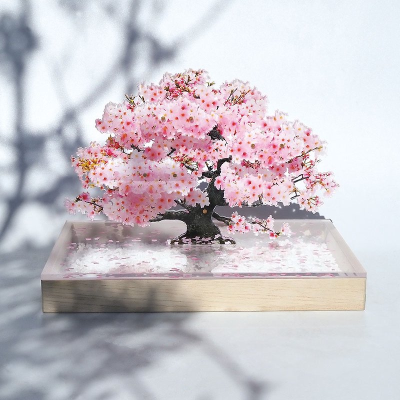 bonsai 桜 Sサイズ - 置物 - アクリル ピンク