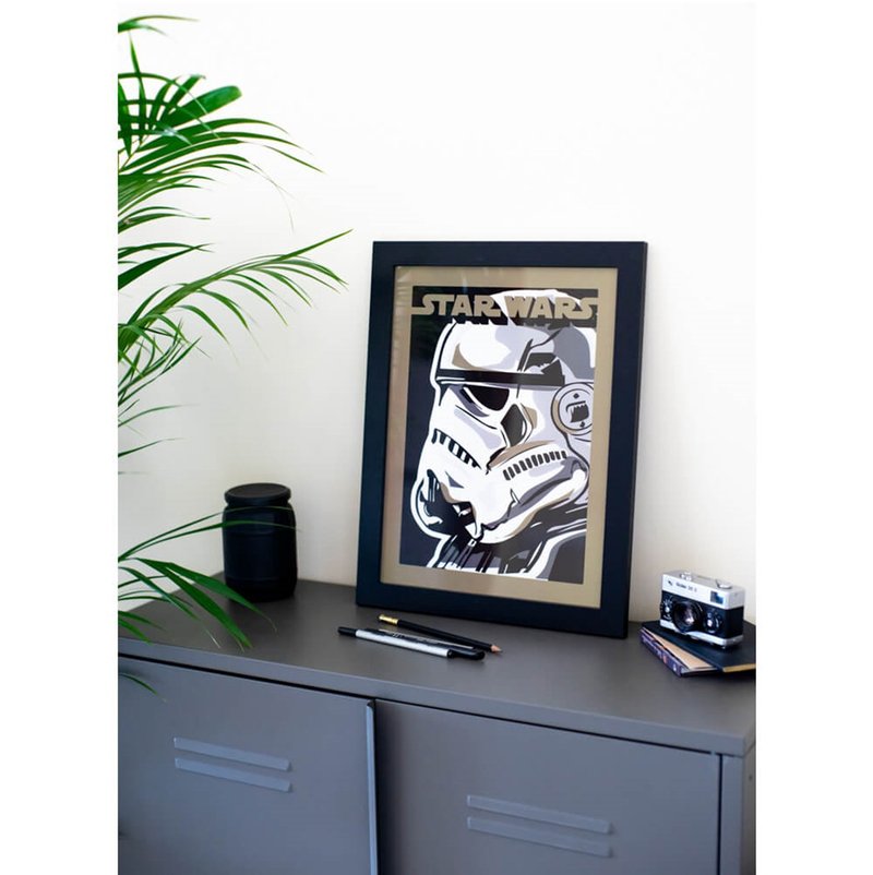 【星際大戰】帝國風暴兵 (水彩風) 進口含框複製畫 Star Wars - 海報/掛畫/掛布 - 其他材質 多色