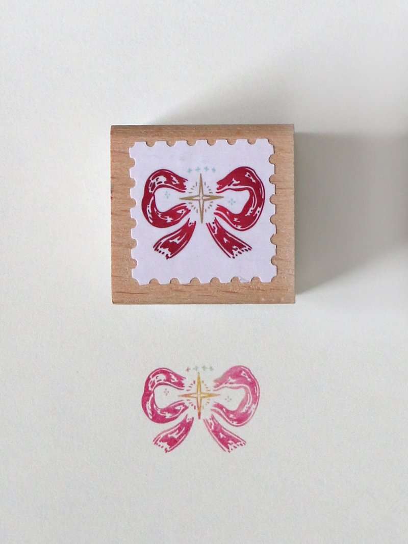 星之蝴蝶結 原創自由拼色印章 日本TaiyopineFineColor製造 - 印章/印台 - 木頭 