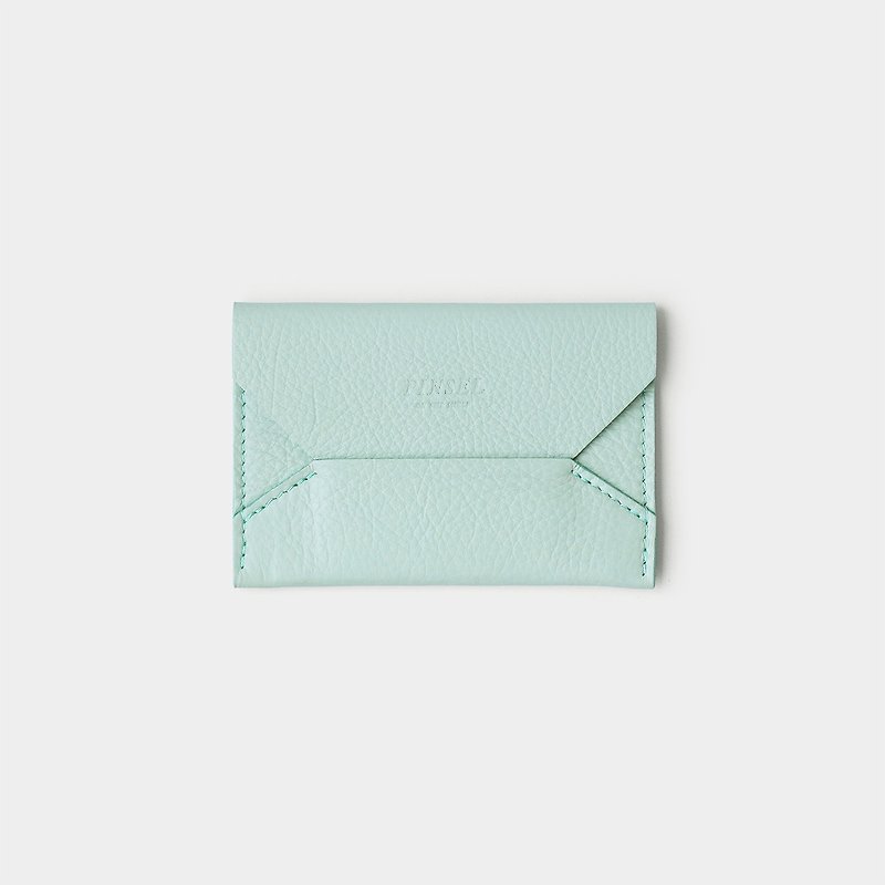 封筒カードケース：ミント - その他 - 革 