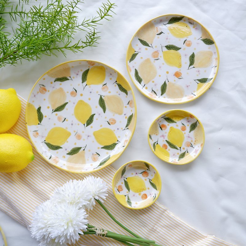 Lemon Ceramic Set (M) - 碗 - 陶 黃色