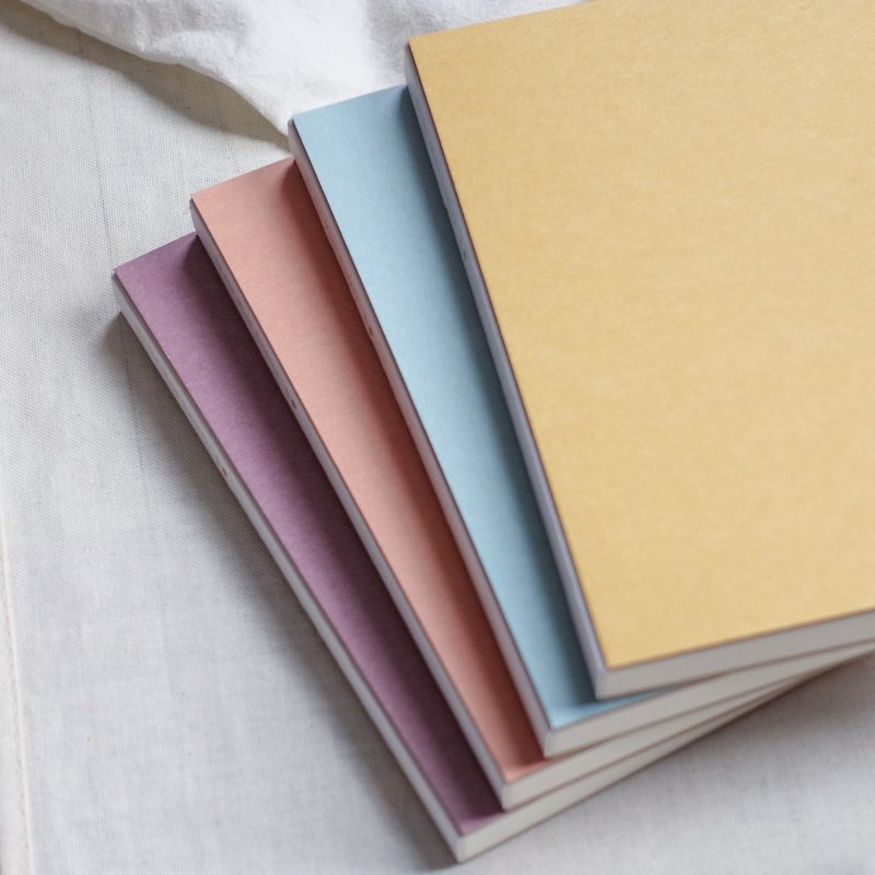 【In stock】Simple plain color notebook watercolor book - colorful day and Santos CP 300g - Notebooks & Journals - Paper Multicolor