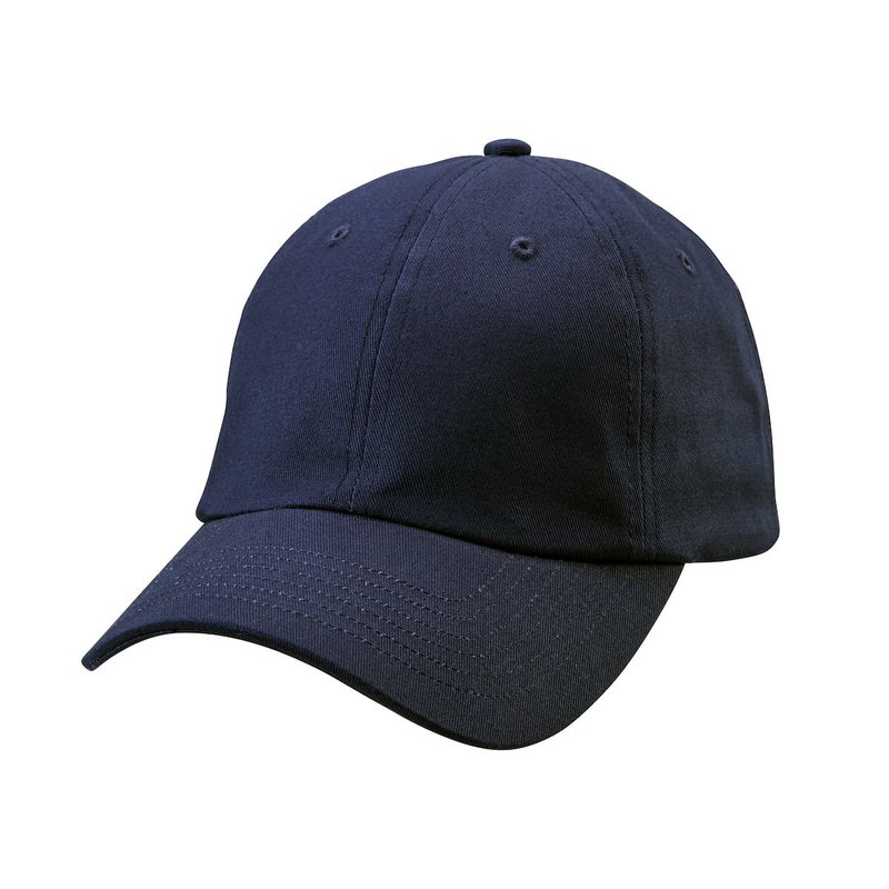 棉質斜紋素色老帽 – 8色 - 帽子 - 棉．麻 藍色
