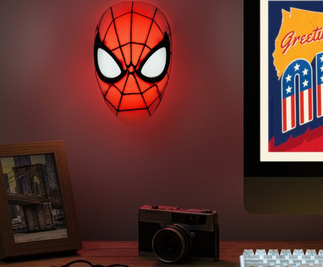 3D LIGHT FX MARVEL AVENGERS SPIDERMAN - LAMPADA LED A BATTERIA 