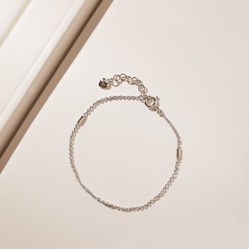 Queen Jocelyn 賈思琳 輕珠寶 【禮物】俐落 純銀手鍊|輕珠寶|925銀