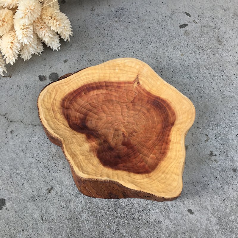 Plate-Dragon Juniper -C - Small Plates & Saucers - Wood 