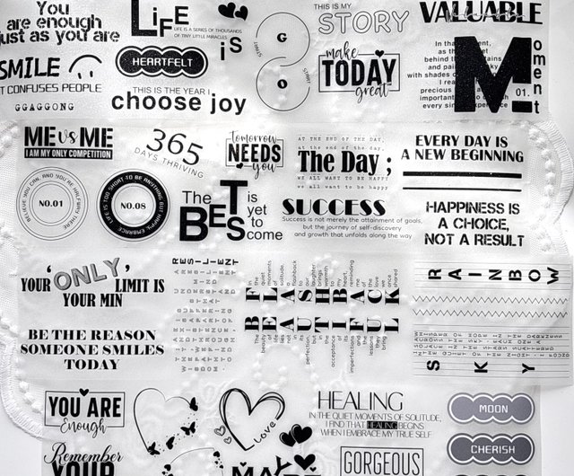 Lettering Luxe PET Tape - Shop ggaggong Washi Tape - Pinkoi