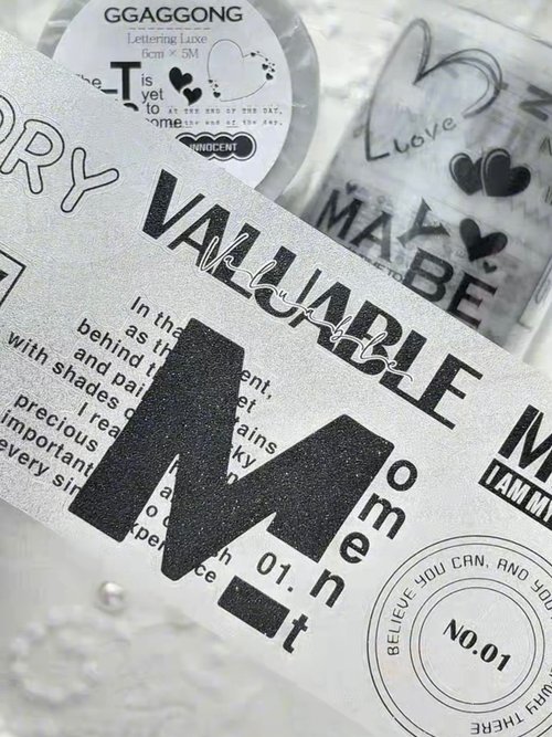 レタリング リュクス PETテープ - ショップ ggaggong マスキングテープ
