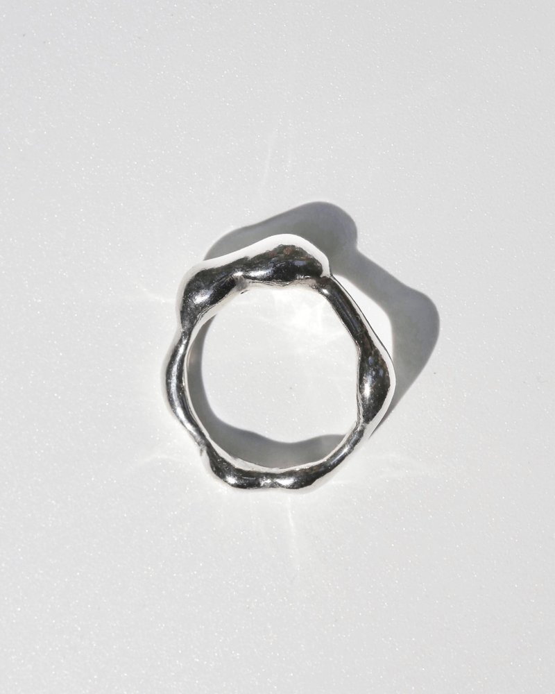 Bulge ring expanded sterling silver ring - General Rings - Sterling Silver Silver