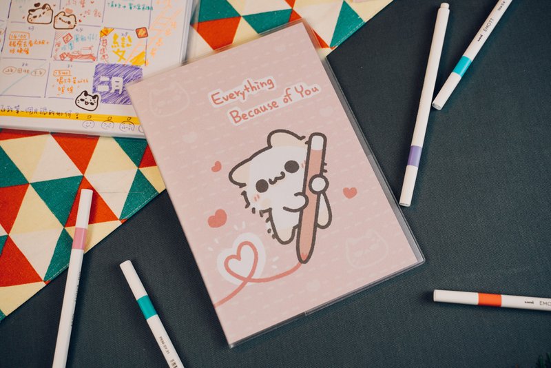 Bad Meow and Mao Meow Saddle Stitching Notebook 40P (Three Types