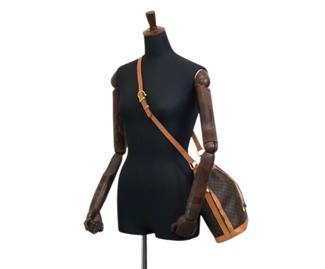 日本直送 名牌中古包 】CELINE セリーヌ マカダム ショルダー