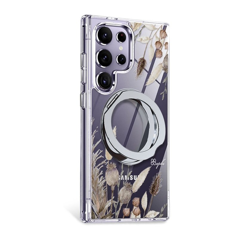 apbs Samsung S25/S24/A56系列 軍規360旋轉磁吸立架手機殼-秋分 - 手機殼/手機套 - 其他材質 多色