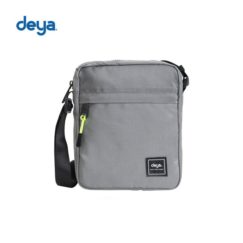 deya Simple極簡抗菌方包-裸色灰 - 側背包/斜背包 - 聚酯纖維 灰色